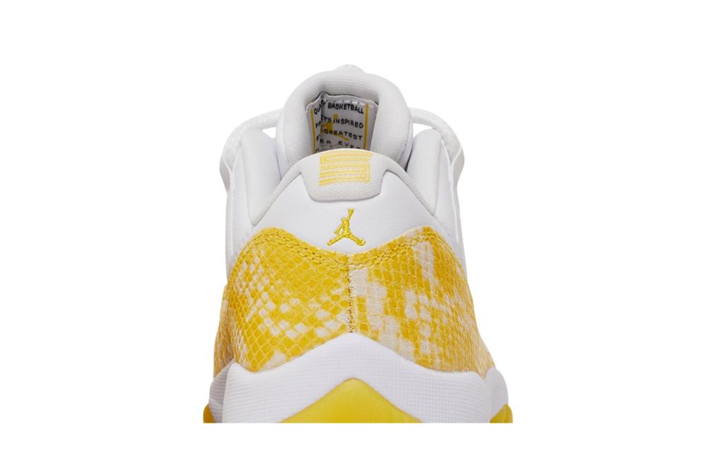 Wmns Air Jordan 11 Low 'Yellow Snakeskin'
